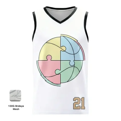 Women's elite V-neck basketball jersey with 160g performance mesh for competitive teams
