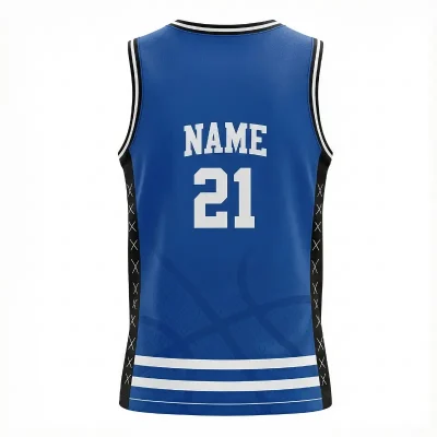 V-neck basketball jersey with side panels for enhanced team styling