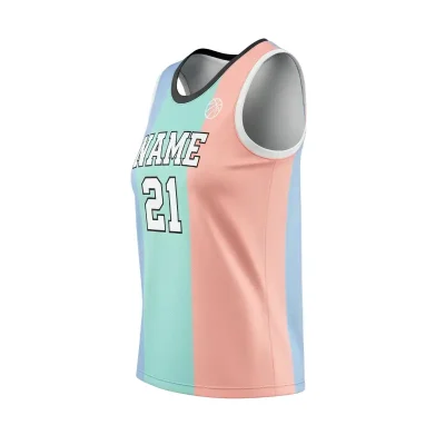 Youth and women's basketball jersey with Butterfly Mesh fabric for enhanced cooling and ventilation