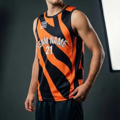 NextPlay Classic lightweight custom basketball jersey for teams and kids, made with green sublimated Birdseye Mesh.