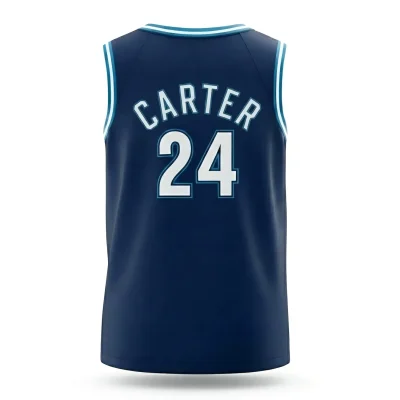 NextPlay Elite Flashed V custom basketball jersey with premium texture, in navy and gold team colors for competitive play.