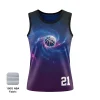 Professional youth and women's basketball jersey with NBA fabric for elite teams and academies
