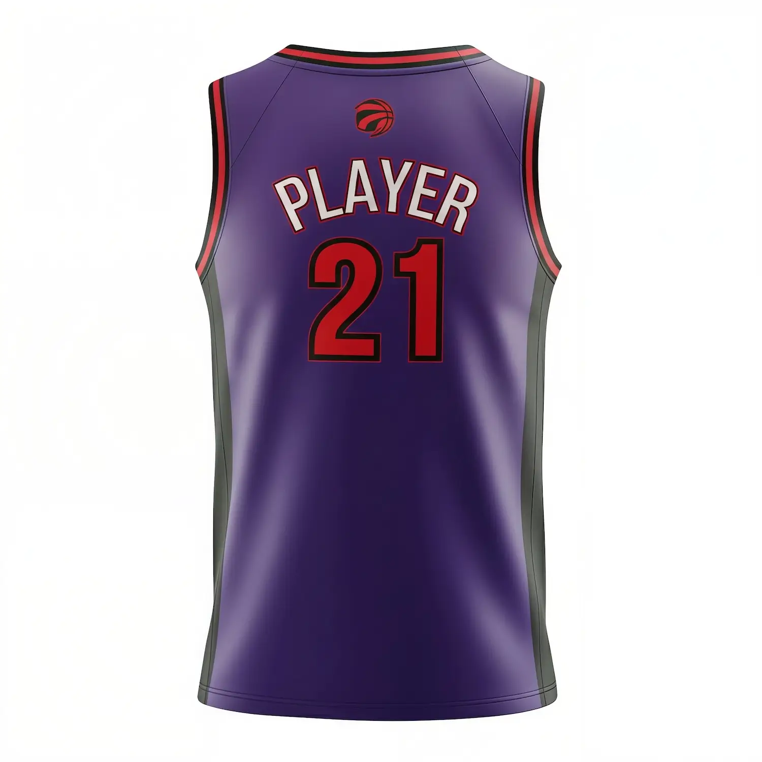 V-neck basketball jersey with side panels for enhanced team styling