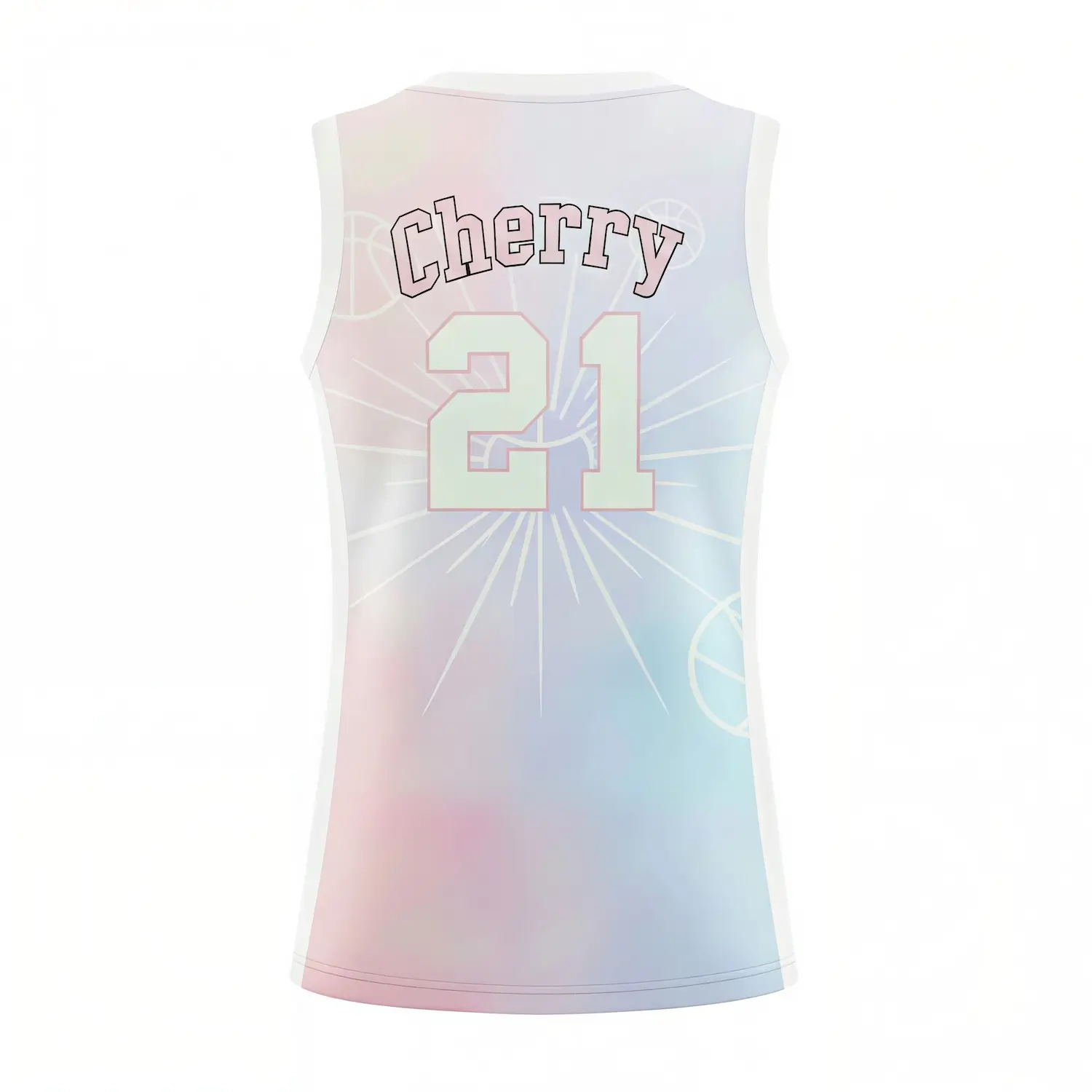 Women's elite V-neck basketball jersey with side panels and performance mesh for competitive teams