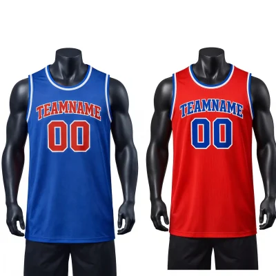 NextPlay reversible basketball jersey with double-sided custom sublimation for unisex and kids