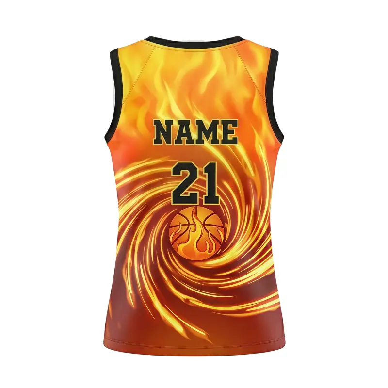 Women's V-neck basketball jersey with short hole mesh for balanced performance