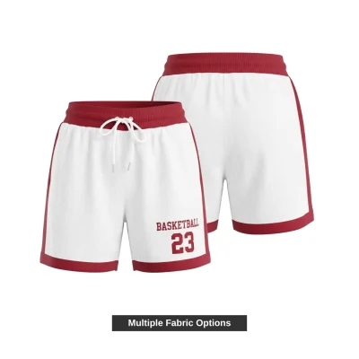 NextPlay women's basketball shorts with custom sublimation and female-specific sizing