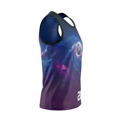  Professional youth and women's basketball jersey with NBA fabric for elite teams and academies