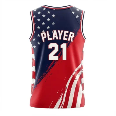Pro V-neck basketball jersey with authentic NBA fabric for elite teams