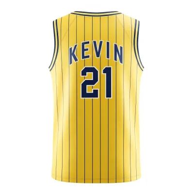 V-neck basketball jersey with 50D mesh for unisex and youth teams