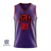 V-neck basketball jersey with side panels for enhanced team styling