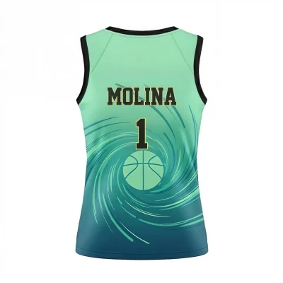 Custom youth and women's basketball jersey with Pro Interlock fabric for teams and leagues.