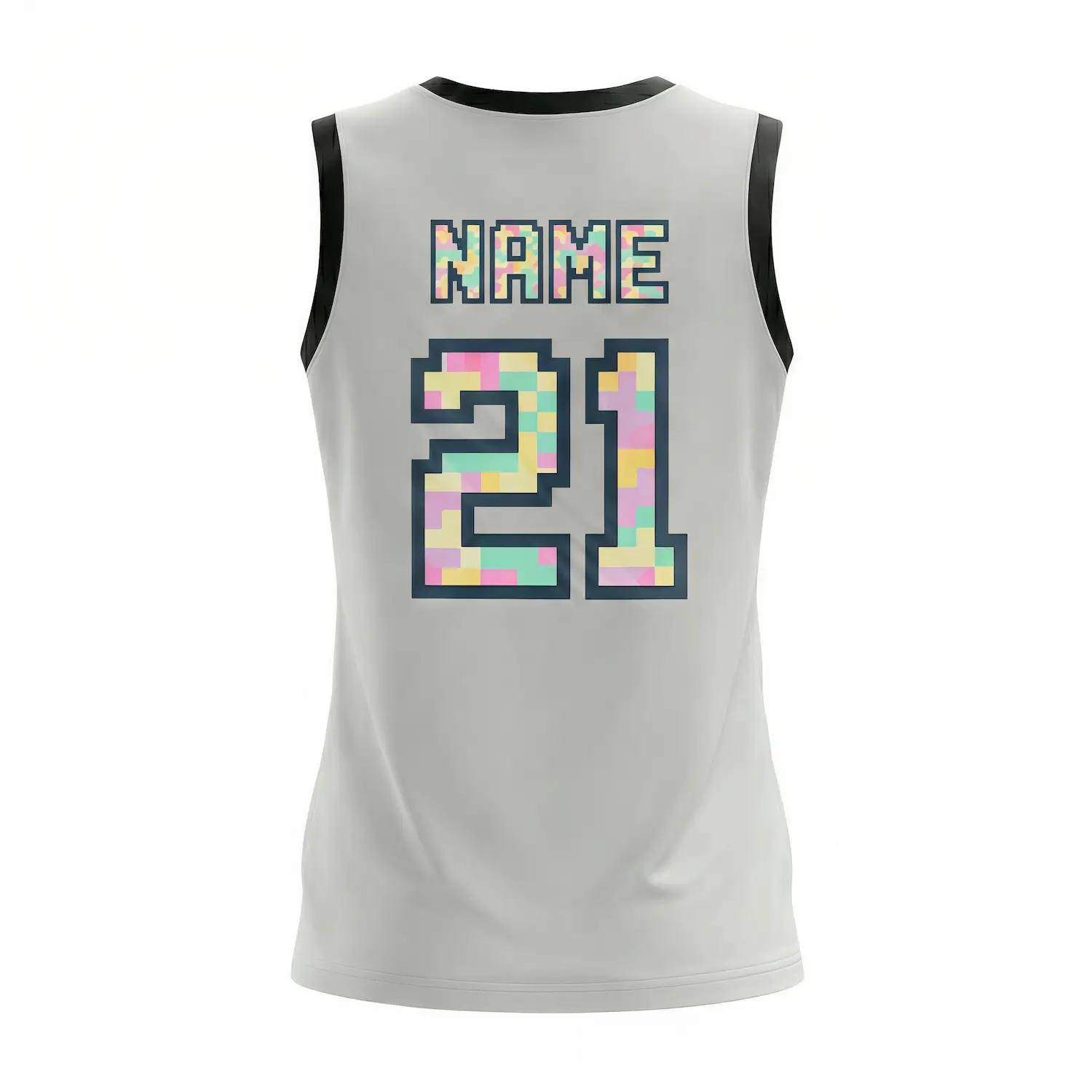 Women's pro V-neck basketball jersey with 160g butterfly mesh for maximum airflow