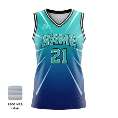  Women's pro V-neck basketball jersey with authentic NBA fabric for elite teams