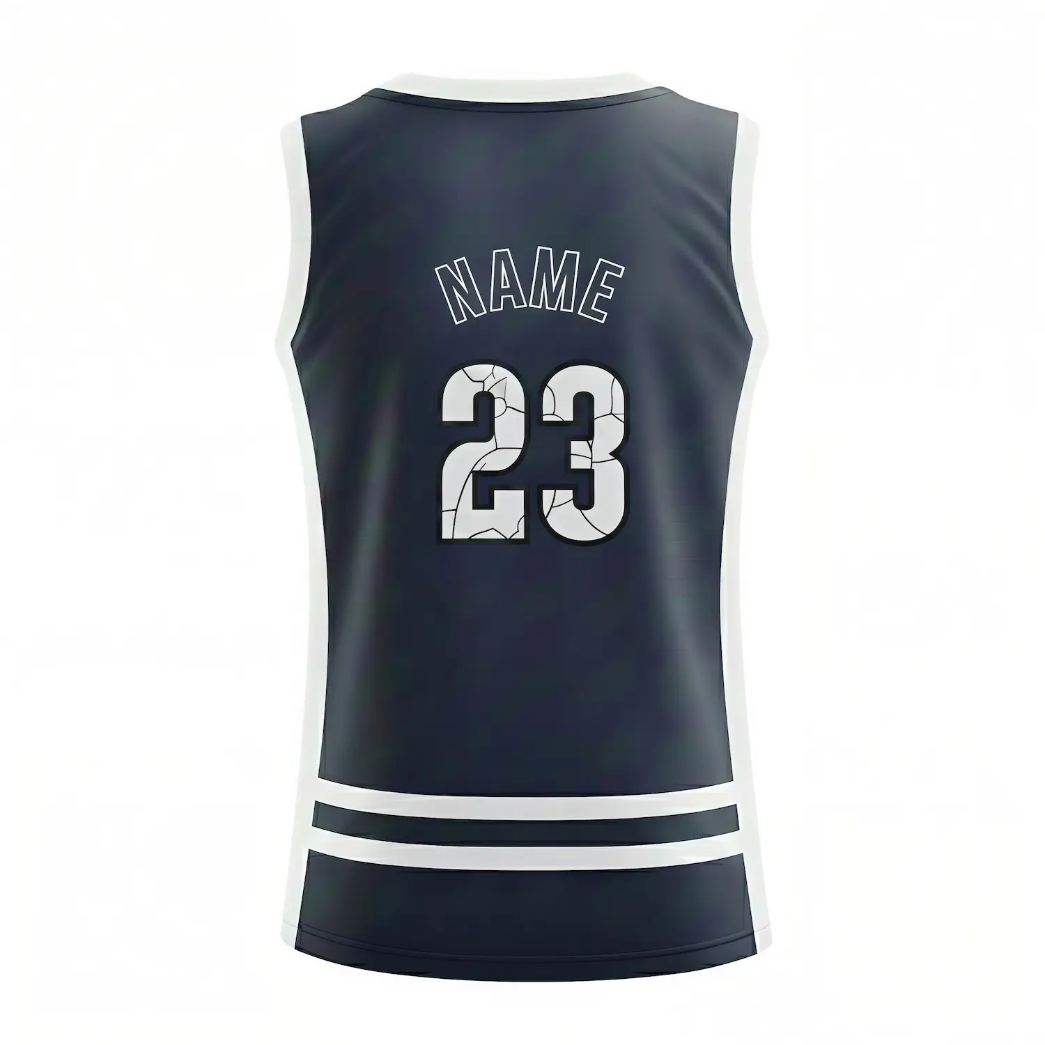 Women's V-neck basketball jersey with side panels and butterfly mesh for maximum airflow