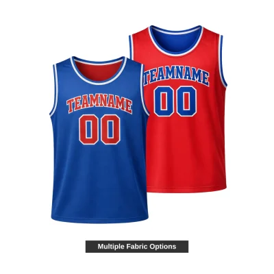 NextPlay reversible basketball jersey with double-sided custom sublimation for unisex and kids