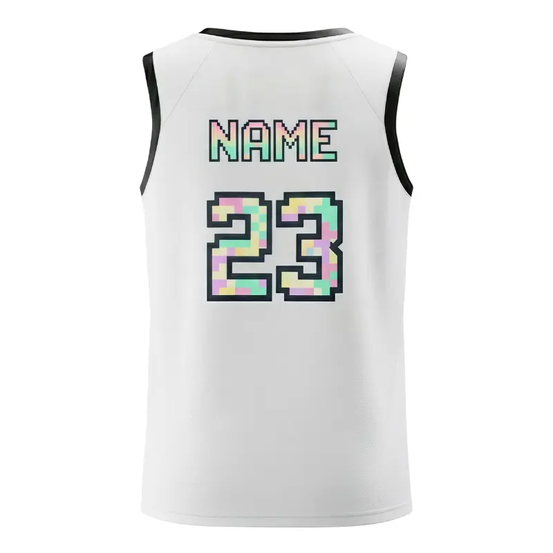 Women's pro V-neck basketball jersey with 160g butterfly mesh for maximum airflow