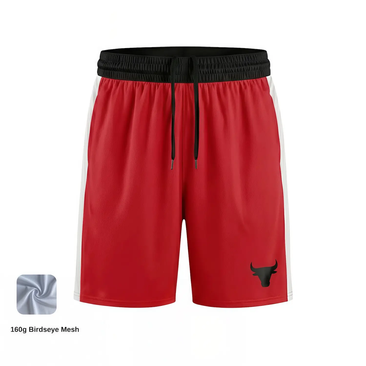 NextPlay BB02 birdseye mesh basketball shorts for teams with custom sublimated design