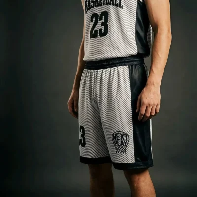 NextPlay butterfly mesh basketball shorts with premium soft fabric and custom sublimated design