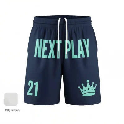 NextPlay short-length training shorts with side pockets for basketball practice and athletic training