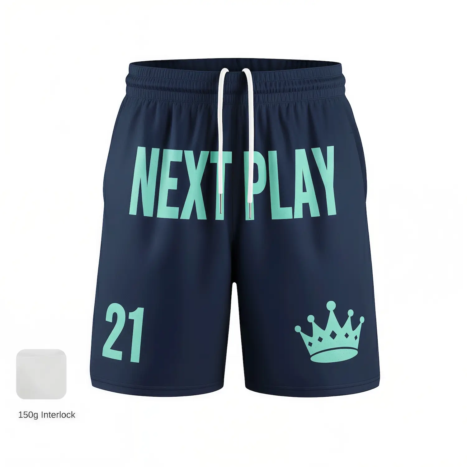 NextPlay short-length training shorts with side pockets for basketball practice and athletic training