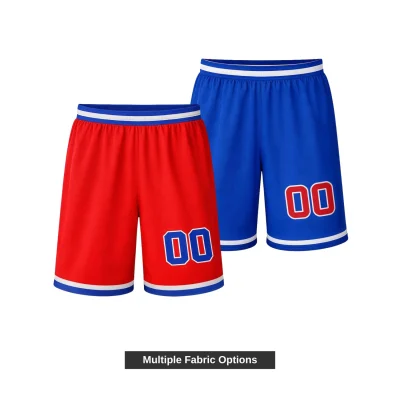 NextPlay reversible basketball shorts with double-sided custom sublimation for unisex and kids