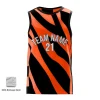 NextPlay Classic lightweight custom basketball jersey for teams and kids, made with green sublimated Birdseye Mesh.