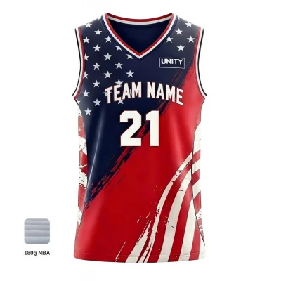 Pro V-neck basketball jersey with authentic NBA fabric for elite teams