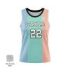 Youth and women's basketball jersey with Butterfly Mesh fabric for enhanced cooling and ventilation