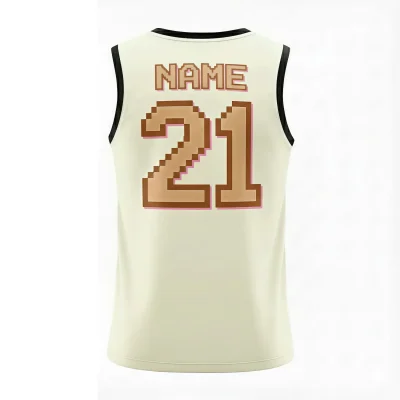 Youth and women's core basketball jersey with short hole mesh fabric for teams and leagues