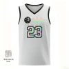Women's pro V-neck basketball jersey with 160g butterfly mesh for maximum airflow