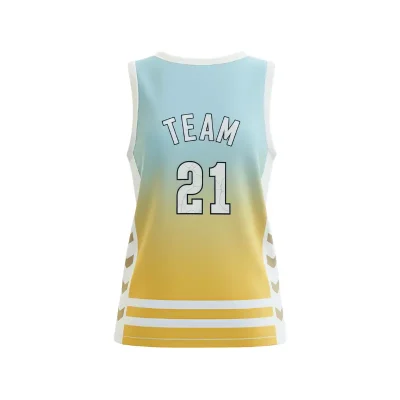 Women's V-neck basketball jersey with side panels for enhanced team styling