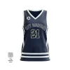 Women's V-neck basketball jersey with side panels and butterfly mesh for maximum airflow