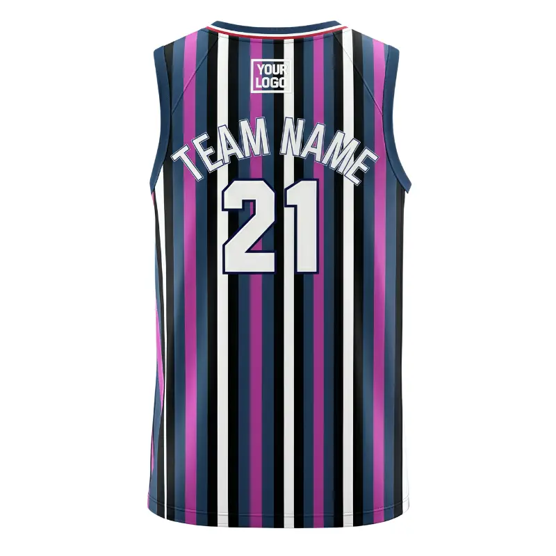Elite V-neck basketball jersey with flashed V fabric texture for distinctive teams