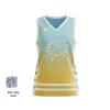 Women's V-neck basketball jersey with side panels for enhanced team styling