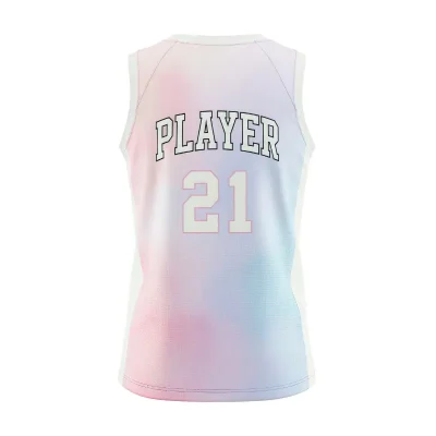 Women's elite V-neck basketball jersey with side panels and performance mesh for competitive teams
