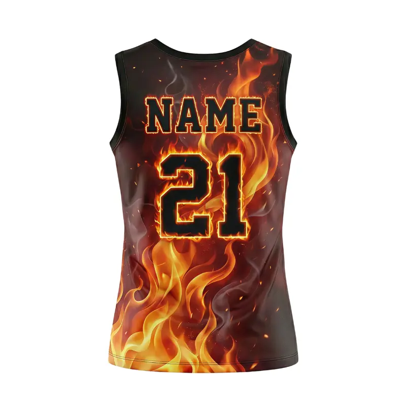 Women's V-neck basketball jersey with butterfly mesh for maximum airflow