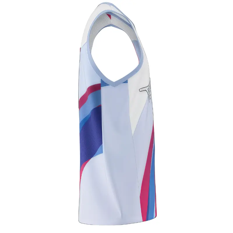 Pro V-neck basketball jersey with authentic NBA fabric for elite teams