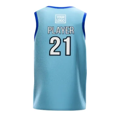 V-neck basketball jersey with short hole mesh for balanced performance