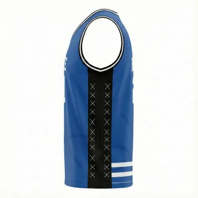 V-neck basketball jersey with side panels for enhanced team styling