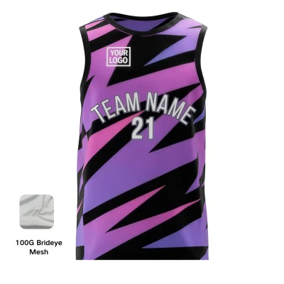 NextPlay Classic lightweight custom basketball jersey for teams and kids, made with green sublimated Birdseye Mesh.
