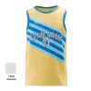 NextPlay Sharp custom basketball jersey for adults and kids, made with red and white sublimated Pro Interlock fabric.