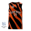 Round Neck Basketball Sublimated Jersey for Unisex & Youth -  160G Jacquard