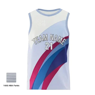  Pro V-neck basketball jersey with authentic NBA fabric for elite teams