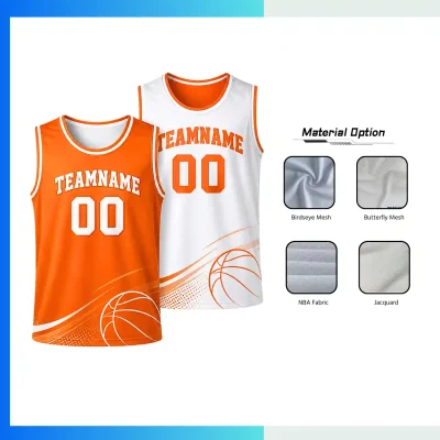 Custom Women’s Reversible Basketball Jersey With Multiple Fabric Options