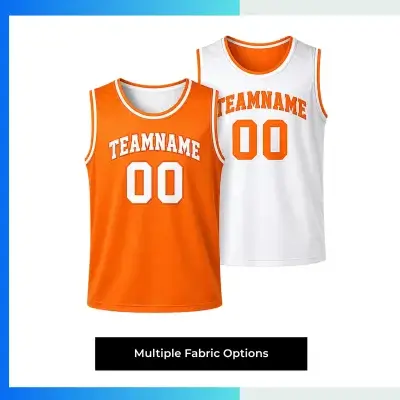 Custom Women’s Reversible Basketball Jersey With Multiple Fabric Options