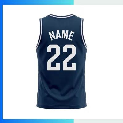 Alternative view of Custom Basketball Jersey V-Neck with 160G Performance Mesh
