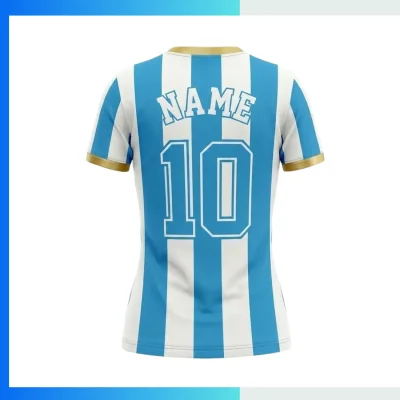 Alternative view of Custom Women's Soccer Jersey - 150G Interlock - Round Neck | Contoured Fit & Ultimate Comfort