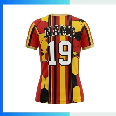 Alternative view of Custom Women’s Breathable Soccer Jersey with 160G Birdseye Mesh