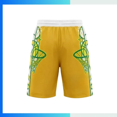 Alternative view of Custom Basketball Shorts With 150G Short Hole Mesh